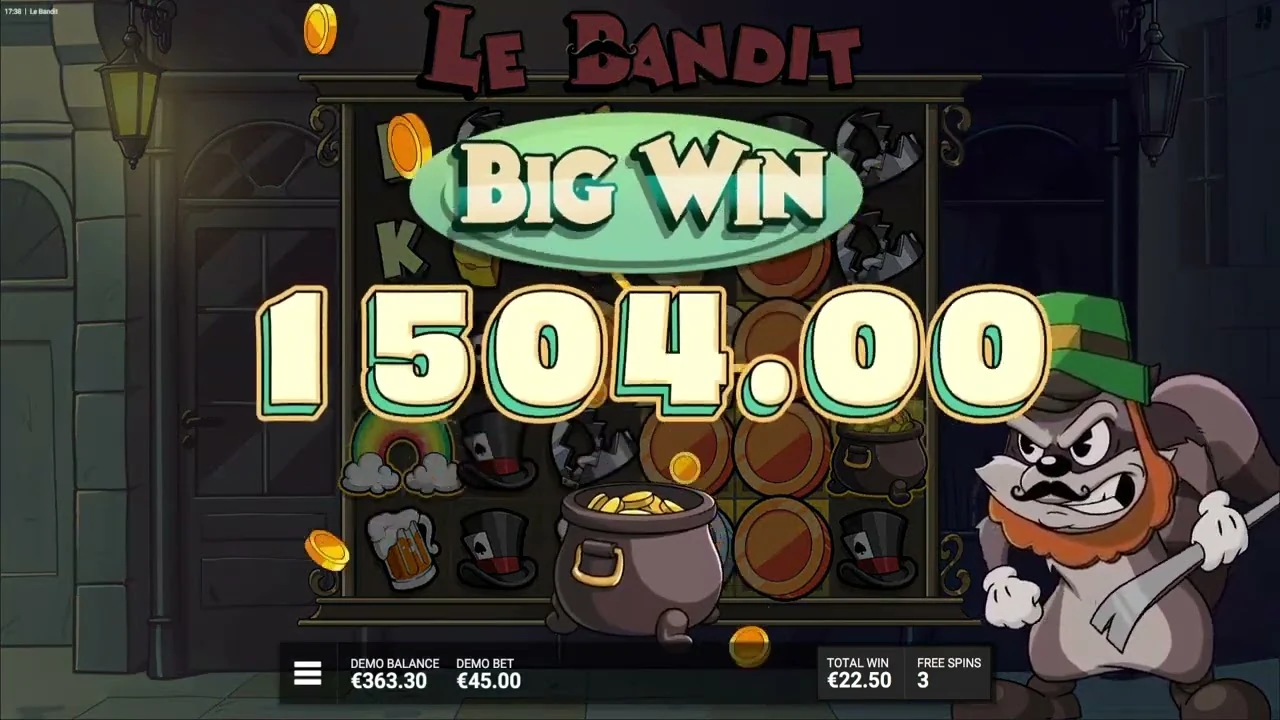 Weiterer grosser Bonusgewinn in Le Bandit
