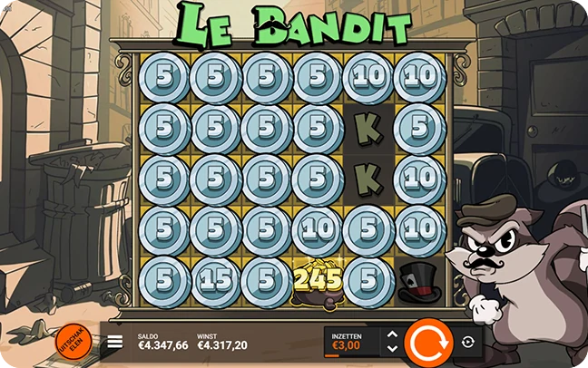 Le Bandit Gameplay-Screenshot als Vergleichsbild