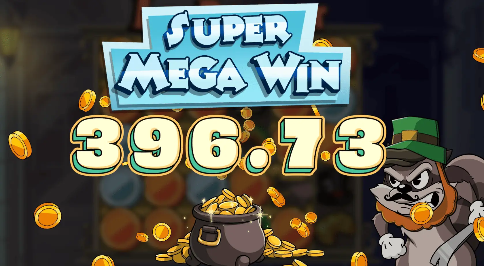 Super Mega Win in Le Bandit mit Golden Squares und Coins